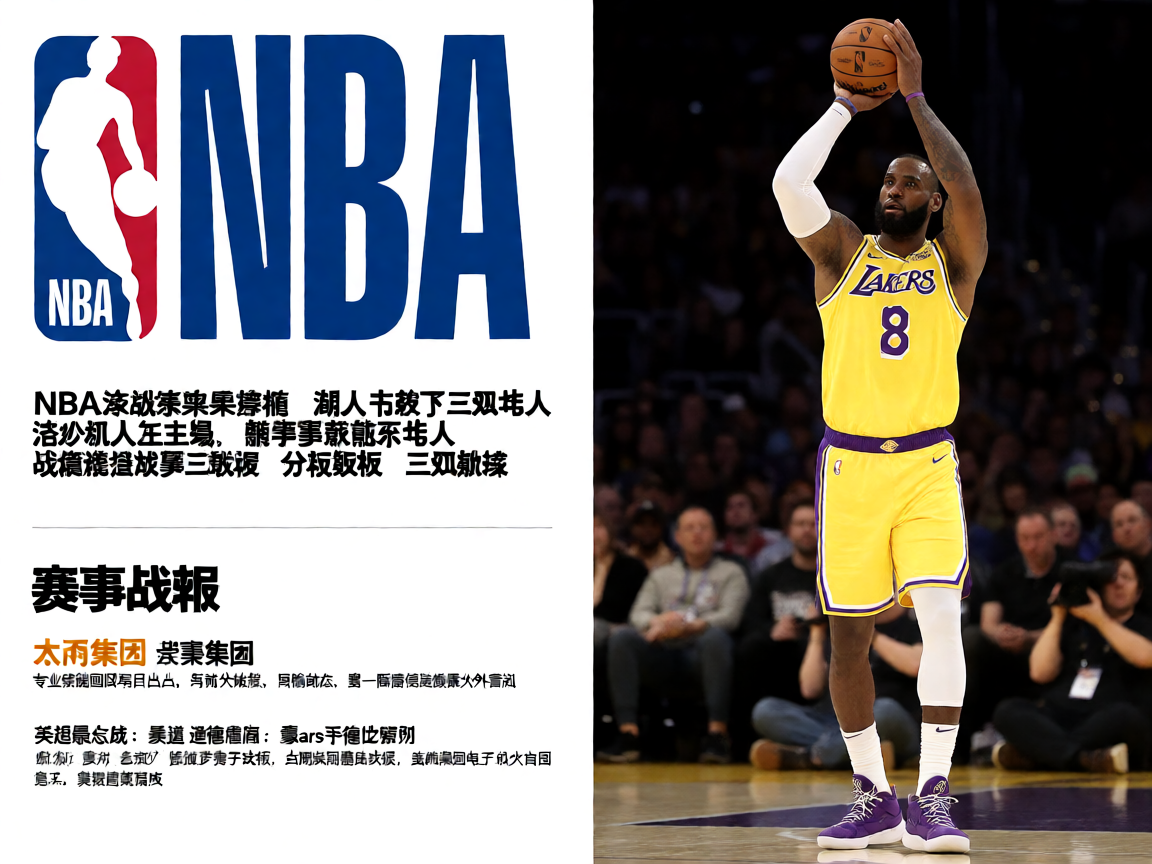 NBA洛杉矶湖人队比赛现场